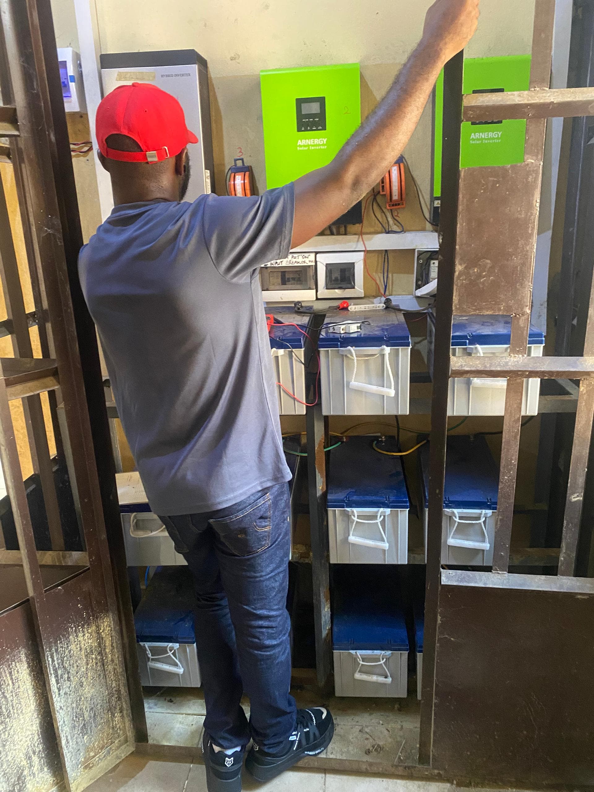 MEDO battery storage installation